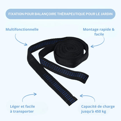 Fixation de balançoire thérapeutique pour le jardin