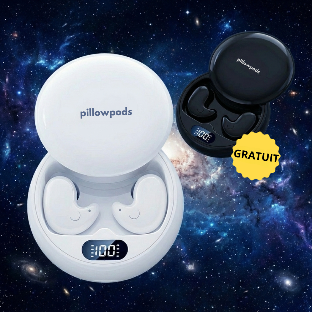PillowPods – Écouteurs confortables sans sensation de pression (offre 1+1)